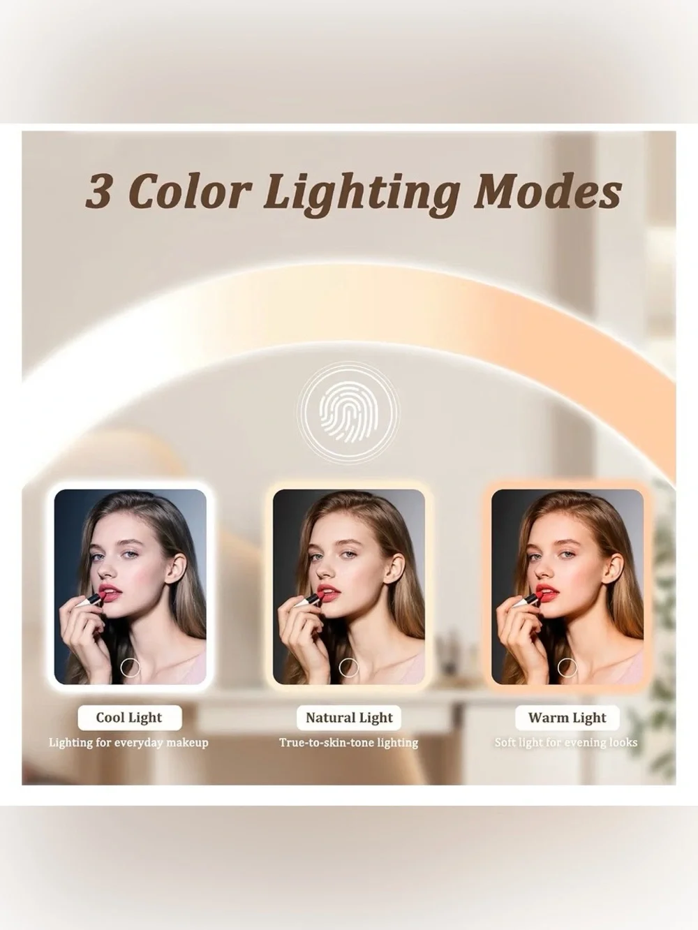 LEDs Portable Mirror with Lights